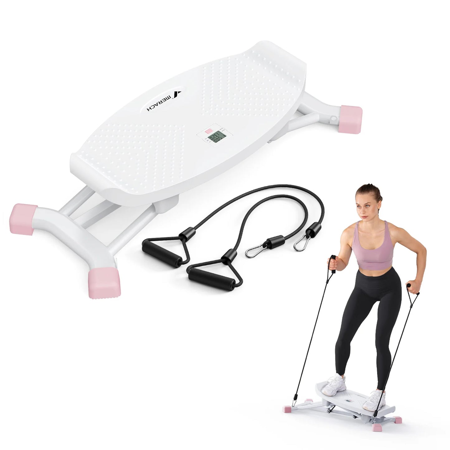MERACH Ski Machine Simulated Ski Training for Cardio Fitness