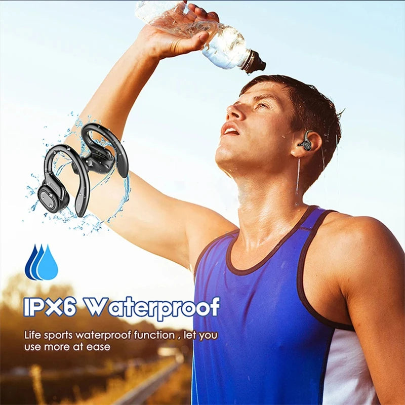 SHUKE Bluetooth Earbuds Wireless Earphones With Microphone EarHook Headset HiFi