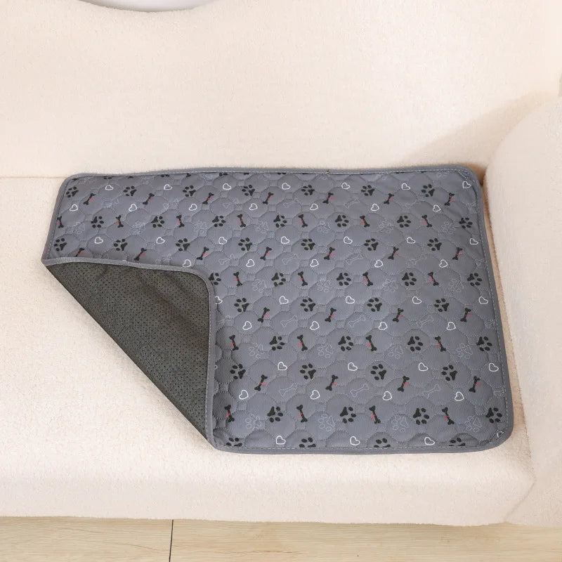 Washable Dog Pee Pad Mat Reusable Absorbent Training Diaper Pad