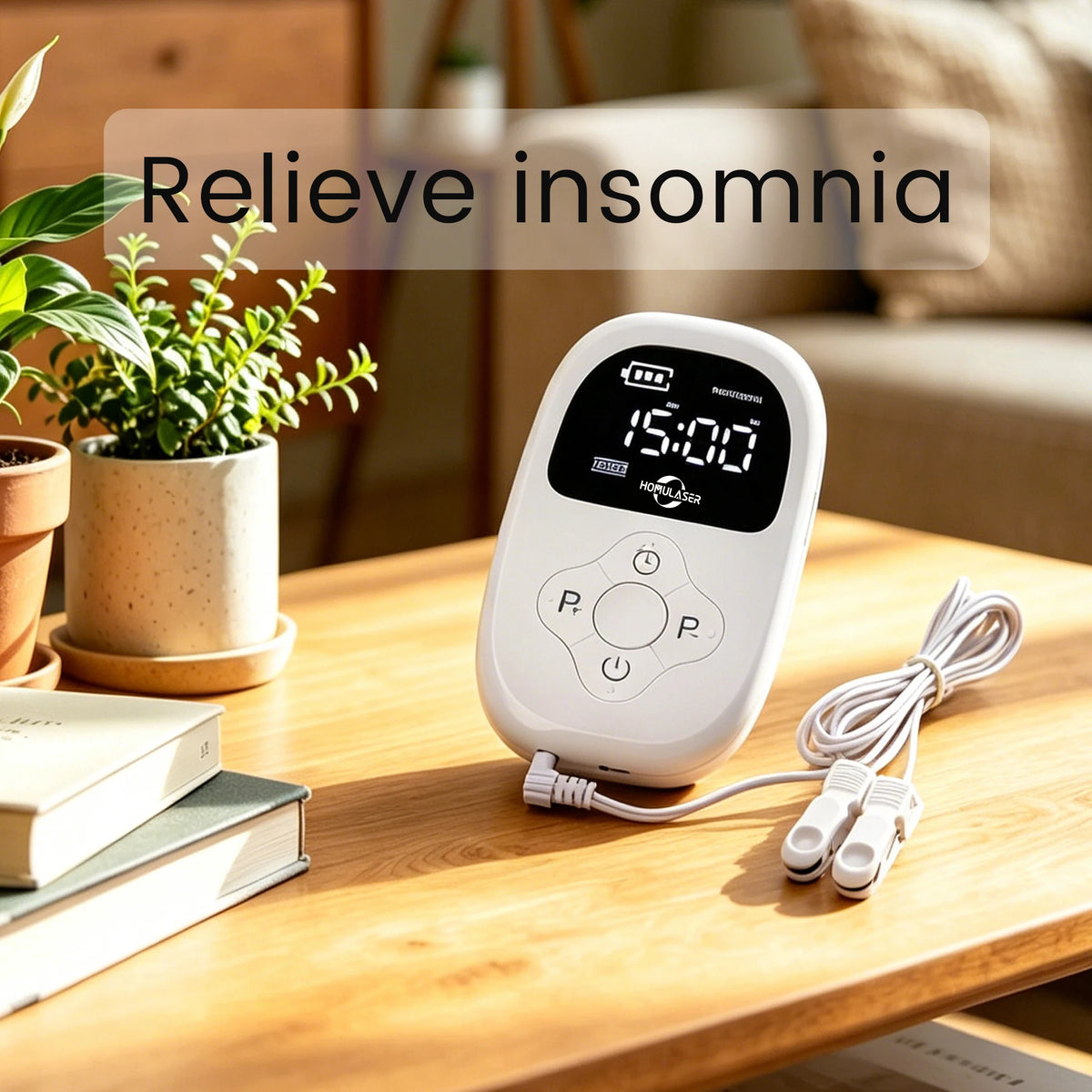 Sleep Aid CES Cranial Electrotherapy Stimulation Technology Alpha Stim Insomnia Sleeping Device No Sleep Anxiety Depression
