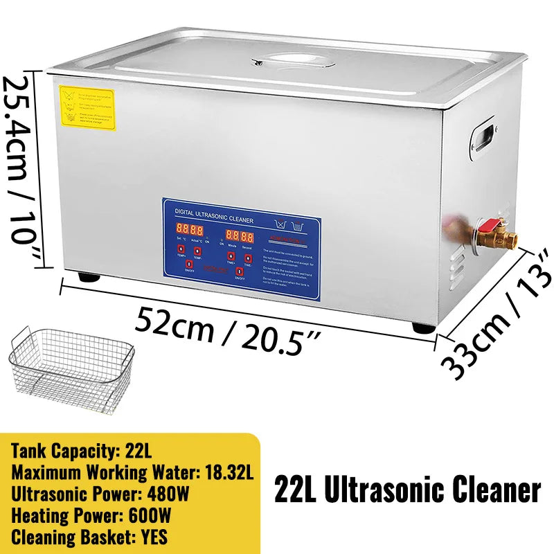 SucceBuy Ultrasonic Cleaner Portable Home Cleaning And Dishes