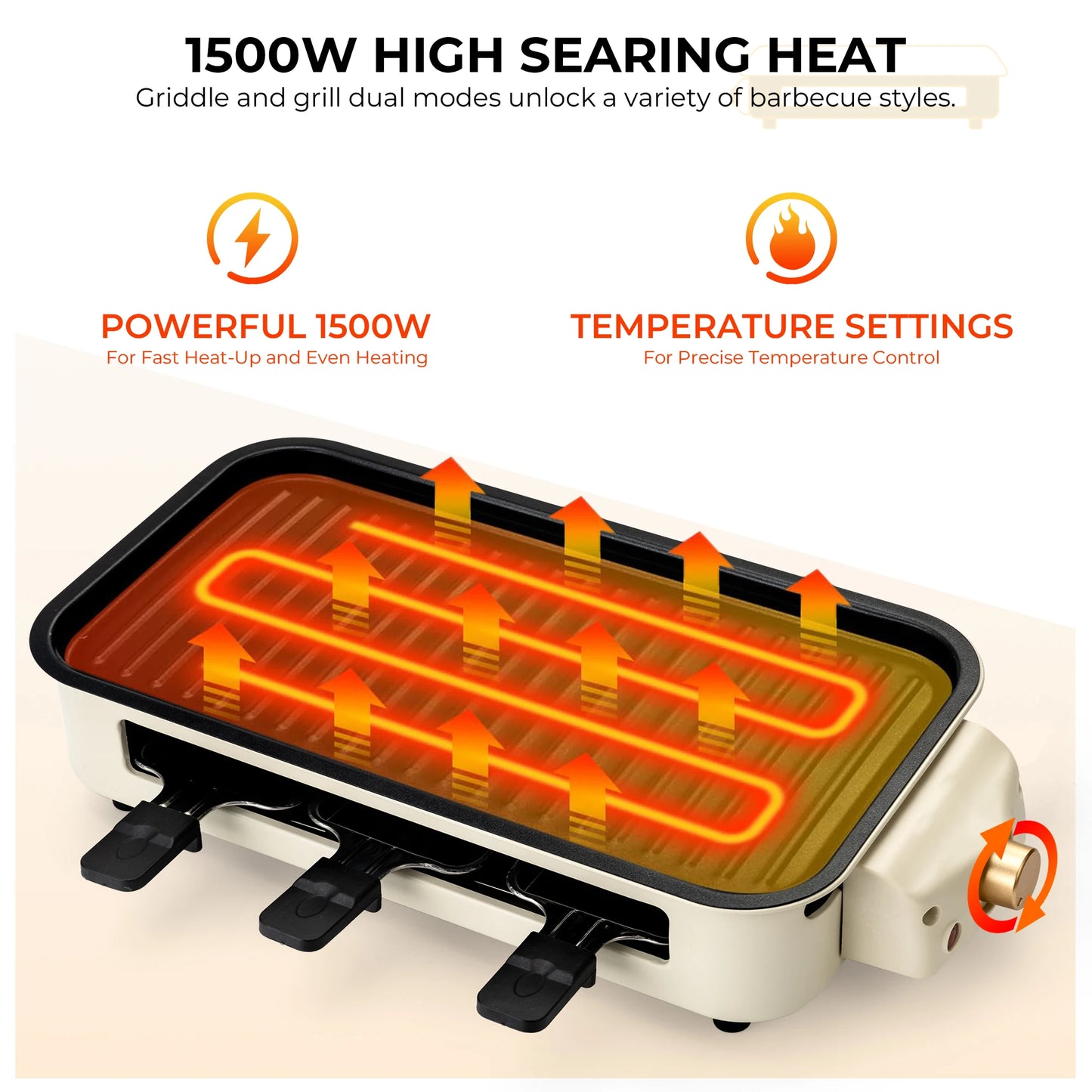 Sumetas Smokeless Electric Grill With Rack Tray And Cheese Pans