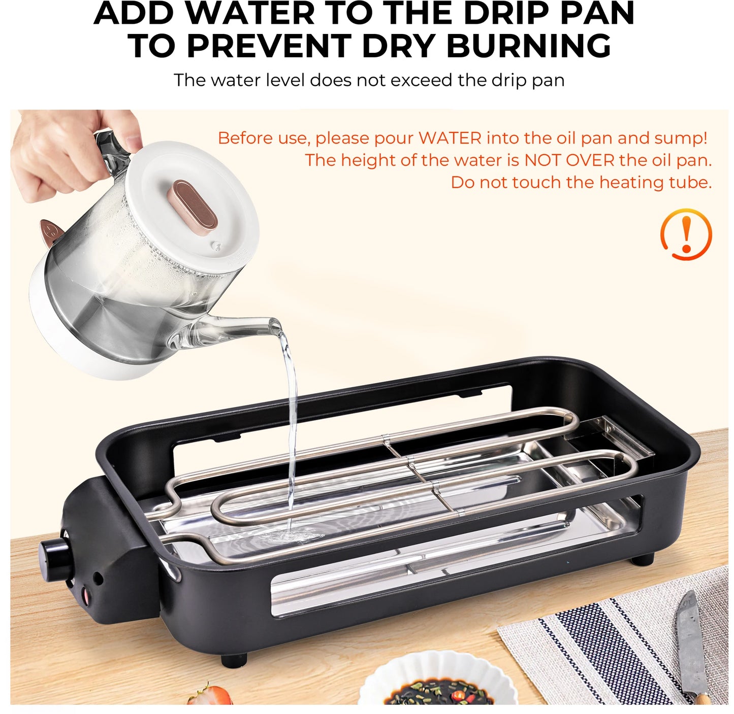 Sumetas Smokeless Electric Grill With Rack Tray And Cheese Pans