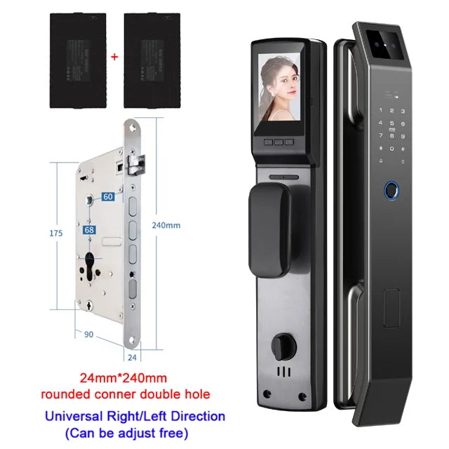 YKESDL 3D Face Recognition Smart Door Lock With Camera