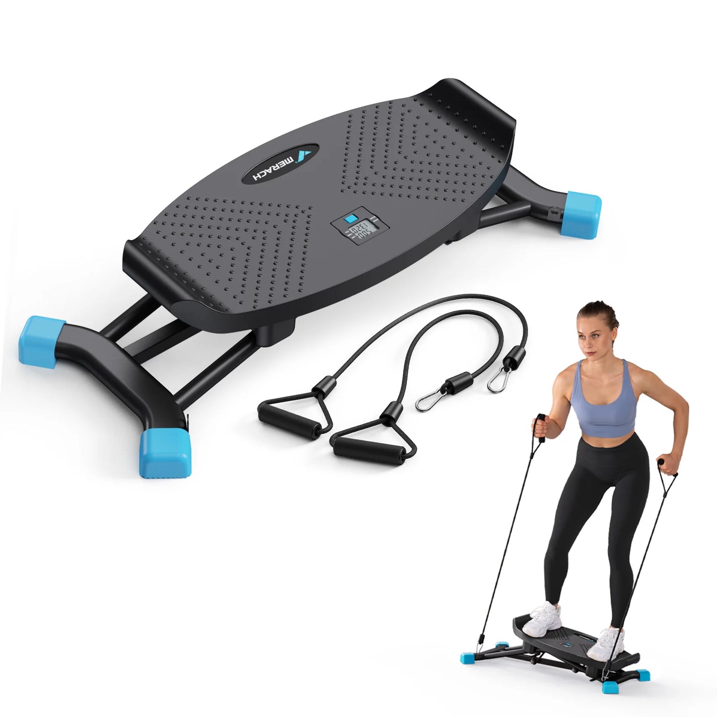 MERACH Ski Machine Simulated Ski Training for Cardio Fitness