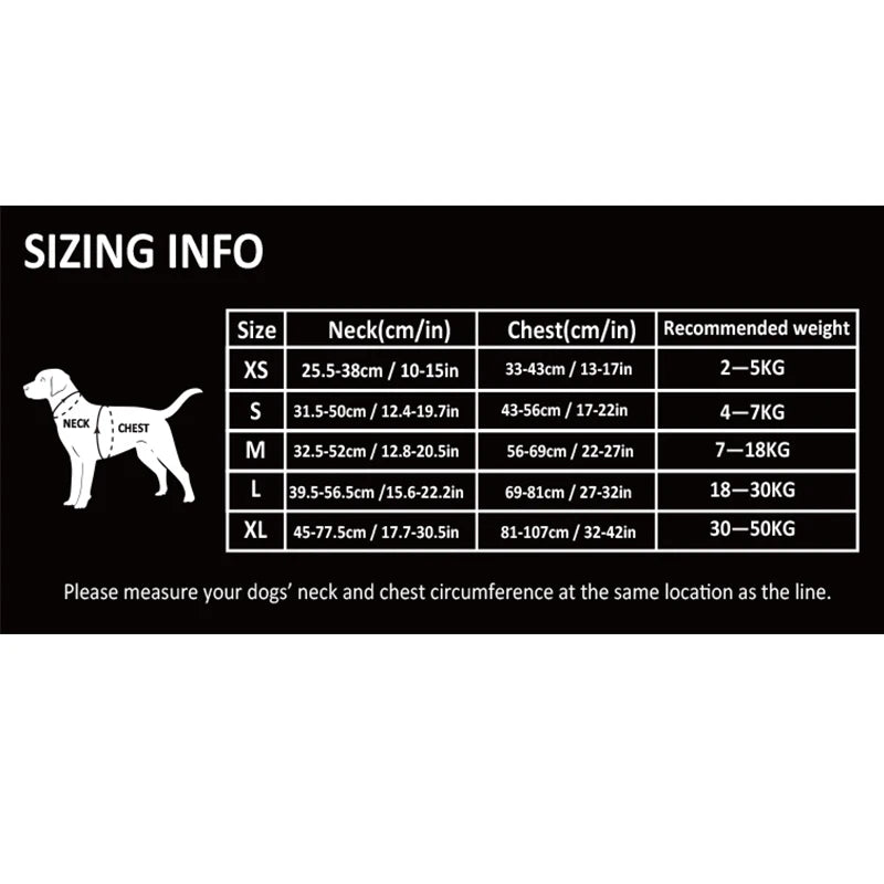 TrueLove Reflective Nylon Dog Harness No Pull Adjustable