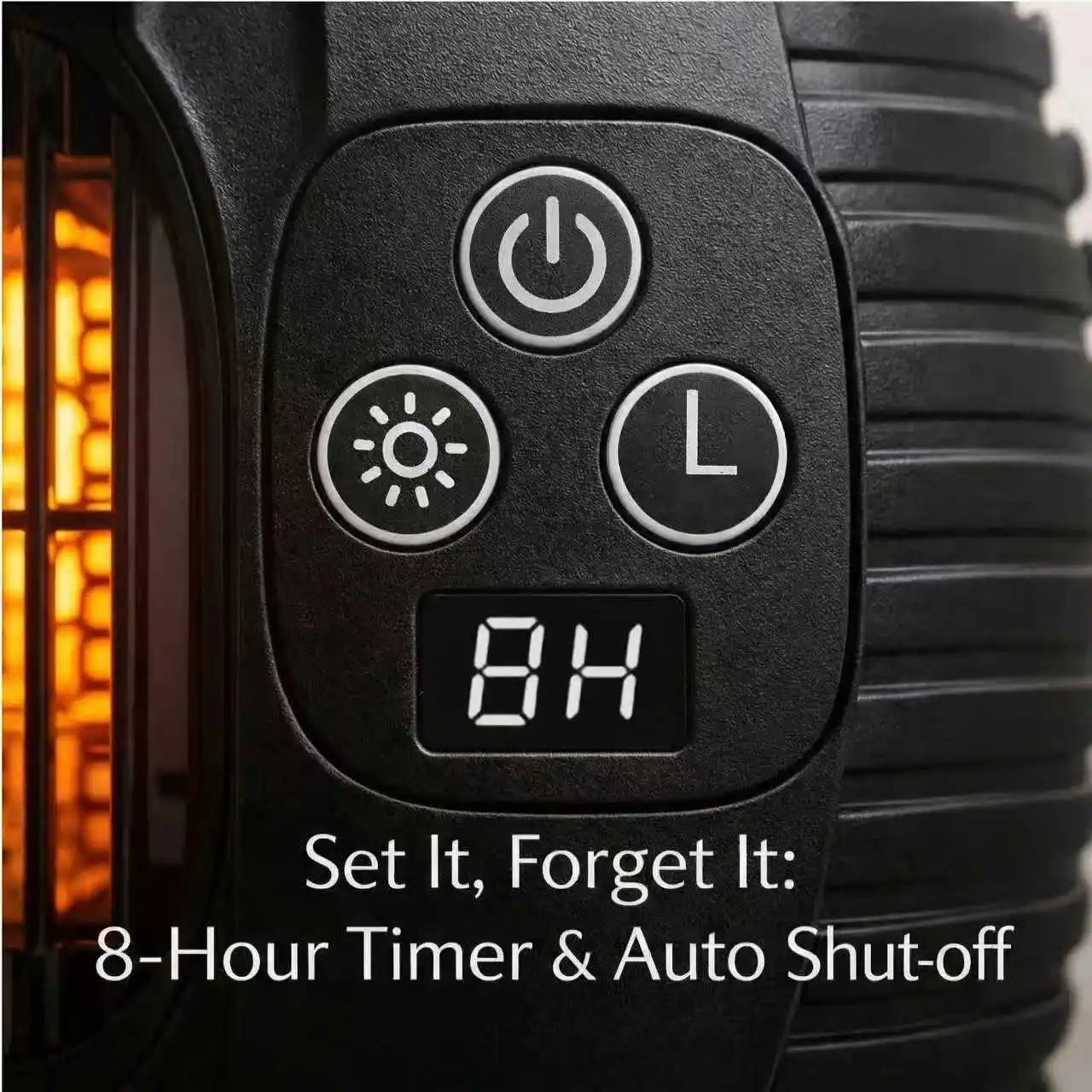 HT04 Wall Plug-in Electric Heater Portable Space Heater with Timer Thermostat Low Noise Fast Heating Mini Home Heater for Bedroom