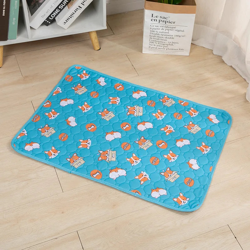 Washable Dog Pee Pad Mat Reusable Absorbent Training Diaper Pad