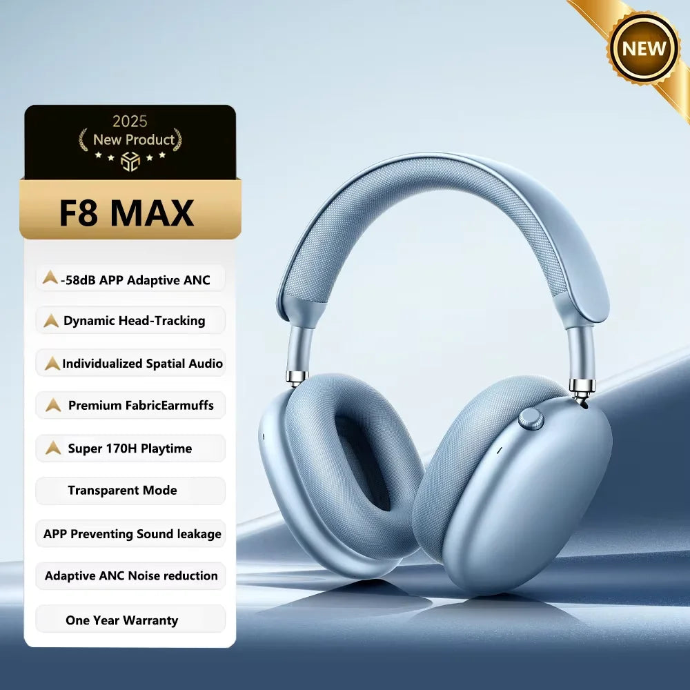 Picun F8 Pro ANC Wireless Headphones 3D Spatial Audio