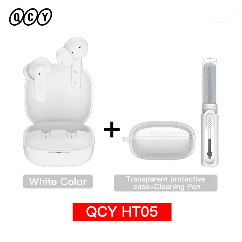 QCY HT05 ANC Wireless Earbuds With 40dB Noise Cancellation
