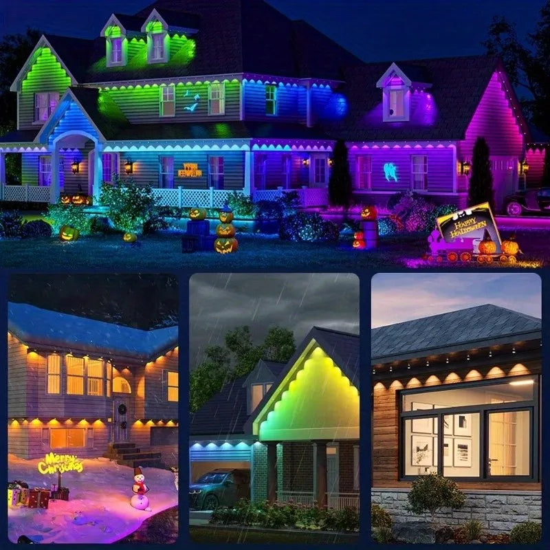 MIMIRGB Outdoor Weatherproof RGB LED Decorative String Lights