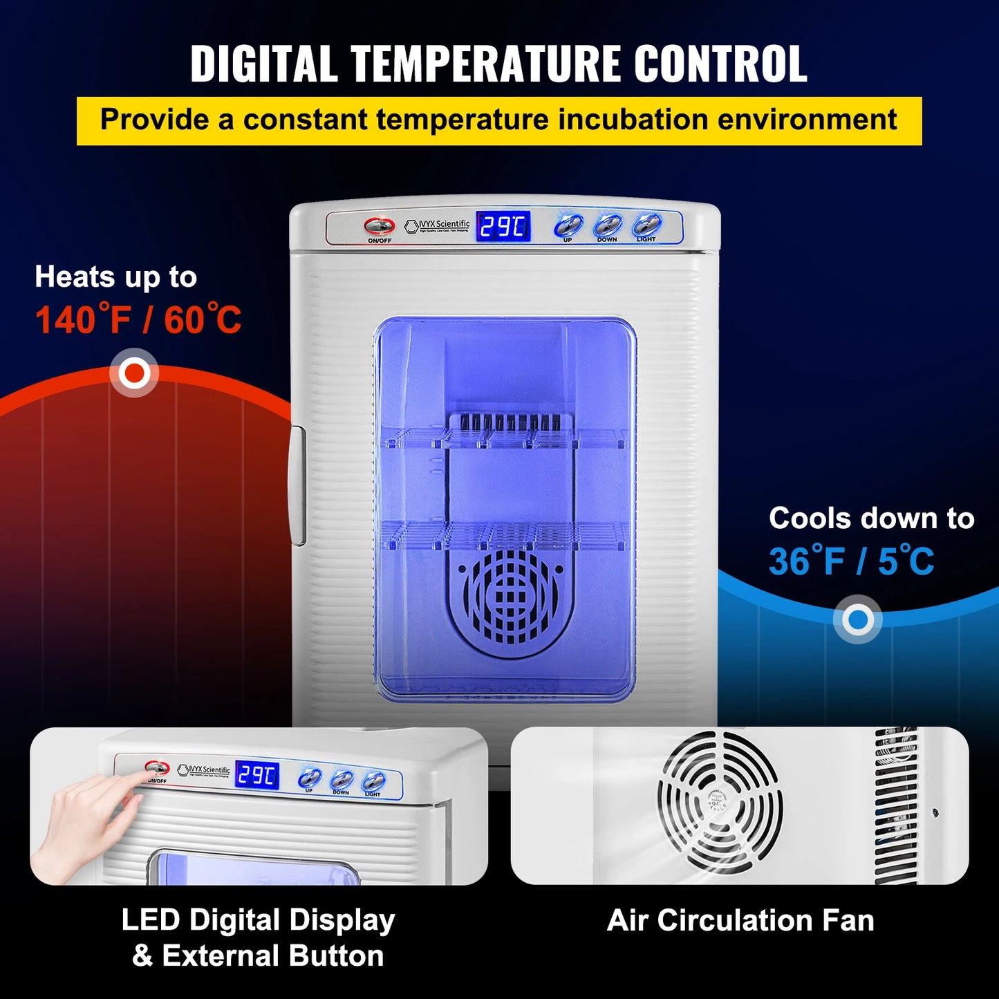 Reptile Incubator Automatic Hatchery For Eggs And Thermostats