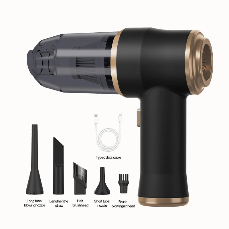 Portable Wireless Car Vacuum Cleaner With HEPA Filter