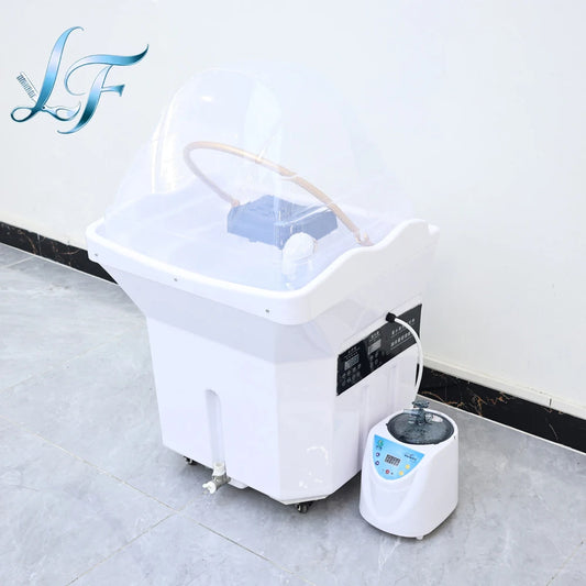 Movable Portable Head Spa Shampoo Basin Multifunctional Hydrotherapy Fumigation Machine Water Circulation Design High Quality
