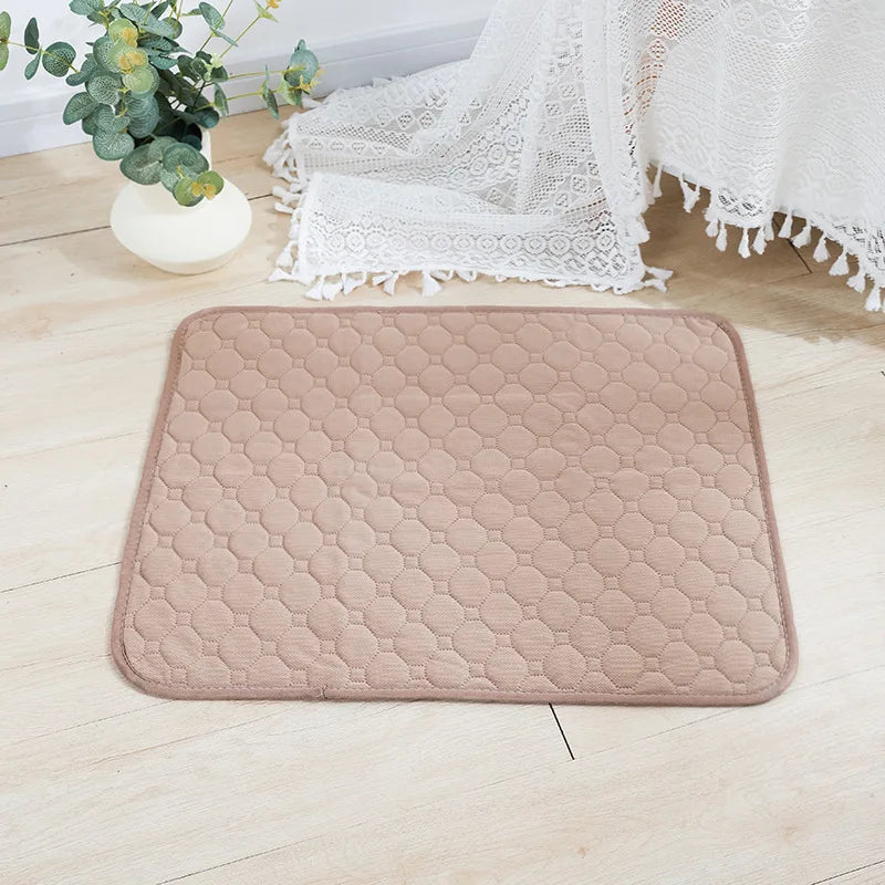 Washable Dog Pee Pad Mat Reusable Absorbent Training Diaper Pad