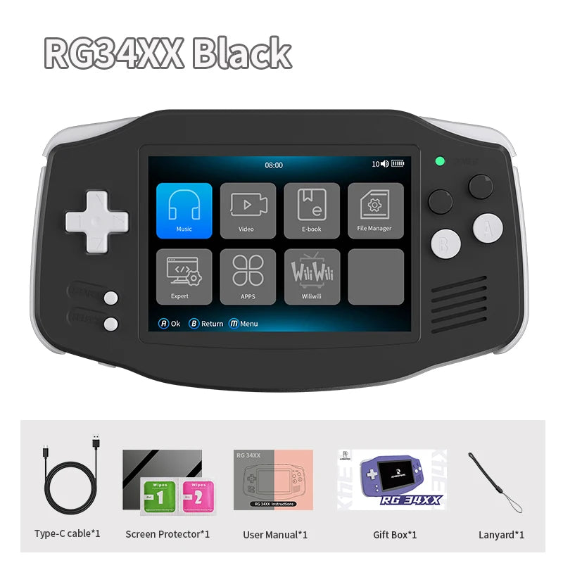 Anbernic RG34XX Retro Handheld Game Console With WiFi Bluetooth