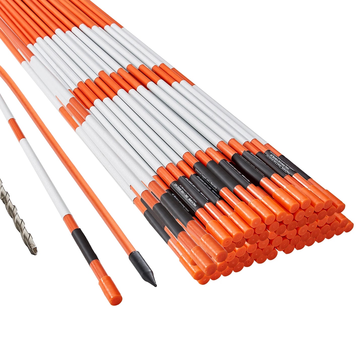 Driveway Markers Fiberglass Poles For Parking Lots And Walkways