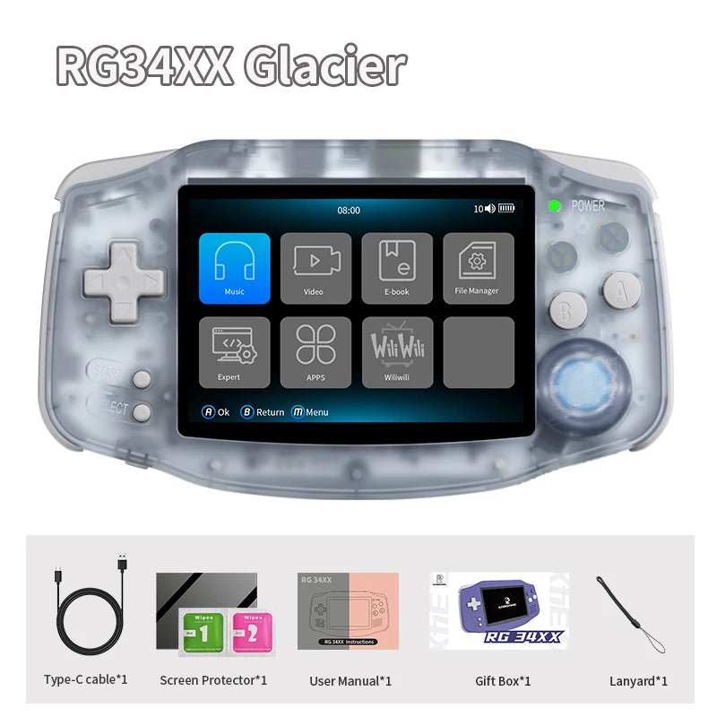 Anbernic RG34XX Retro Handheld Game Console With WiFi Bluetooth