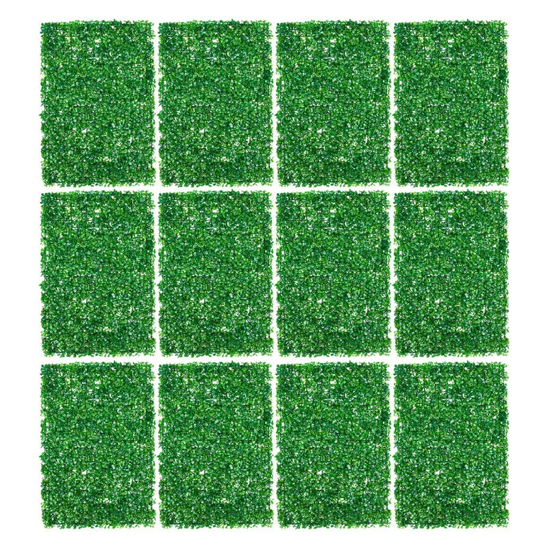 Artificial Hedge Panel Christmas Decorations Grass Mat for Outdoor Decor