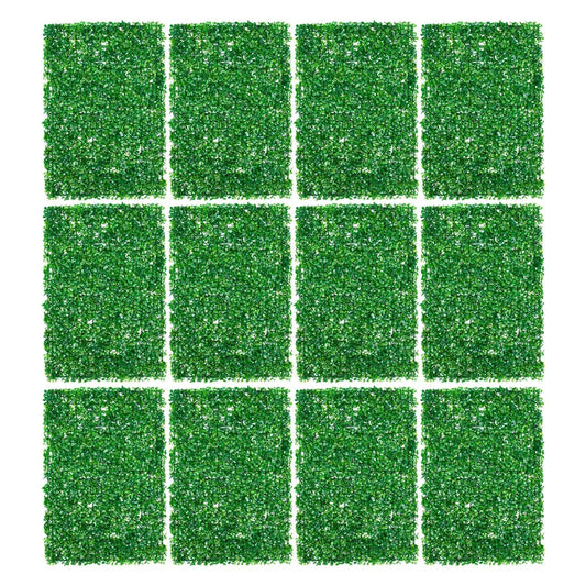 Artificial Hedge Panel Christmas Decorations Grass Mat for Outdoor Decor