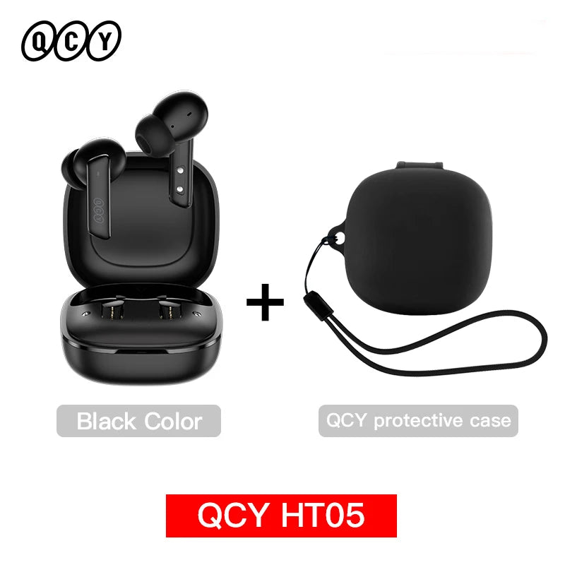 QCY HT05 ANC Wireless Earbuds With 40dB Noise Cancellation