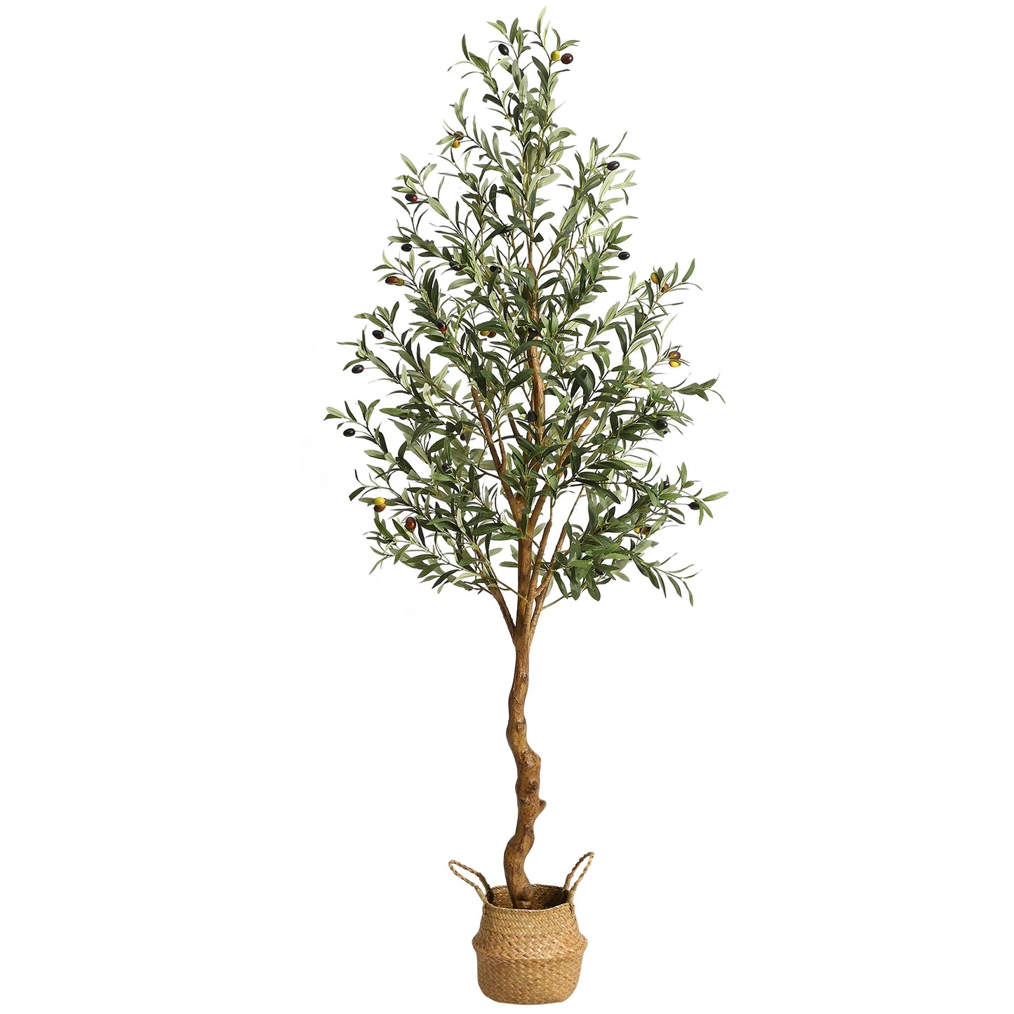 HiMISS Artificial Olive Tree Realistic Floor Plant For Home Decor