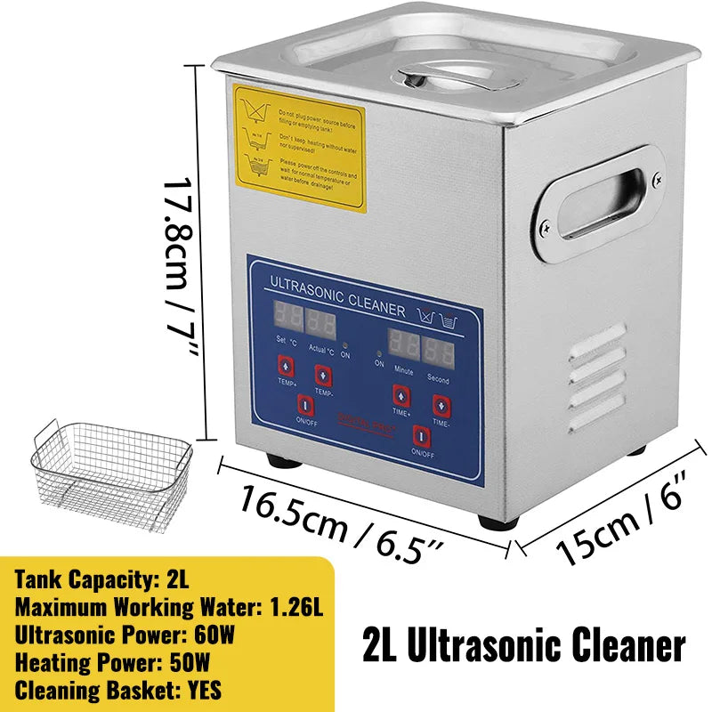 SucceBuy Ultrasonic Cleaner Portable Home Cleaning And Dishes