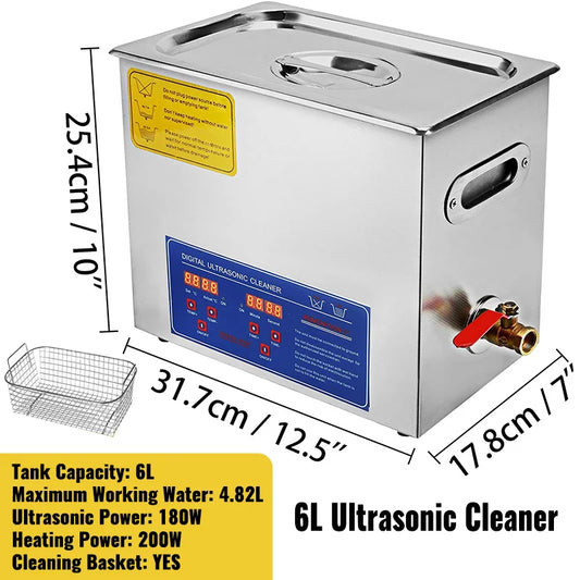 SucceBuy Ultrasonic Cleaner Portable Home Cleaning And Dishes