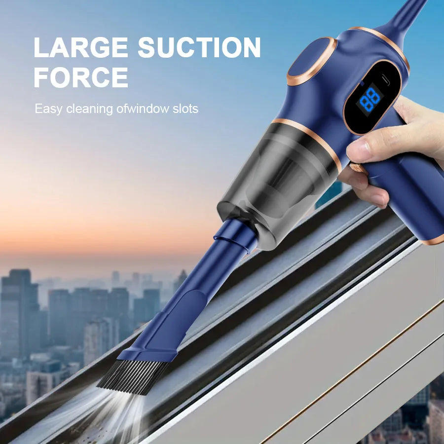 ABS Wireless Car Vacuum Cleaner Portable Cordless Mini Vacuum