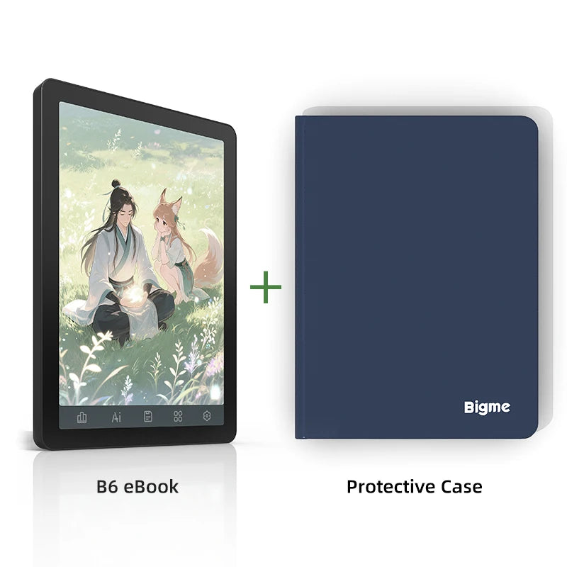 BIGME B6 Ebook Reader With Front Light Android 14 OS