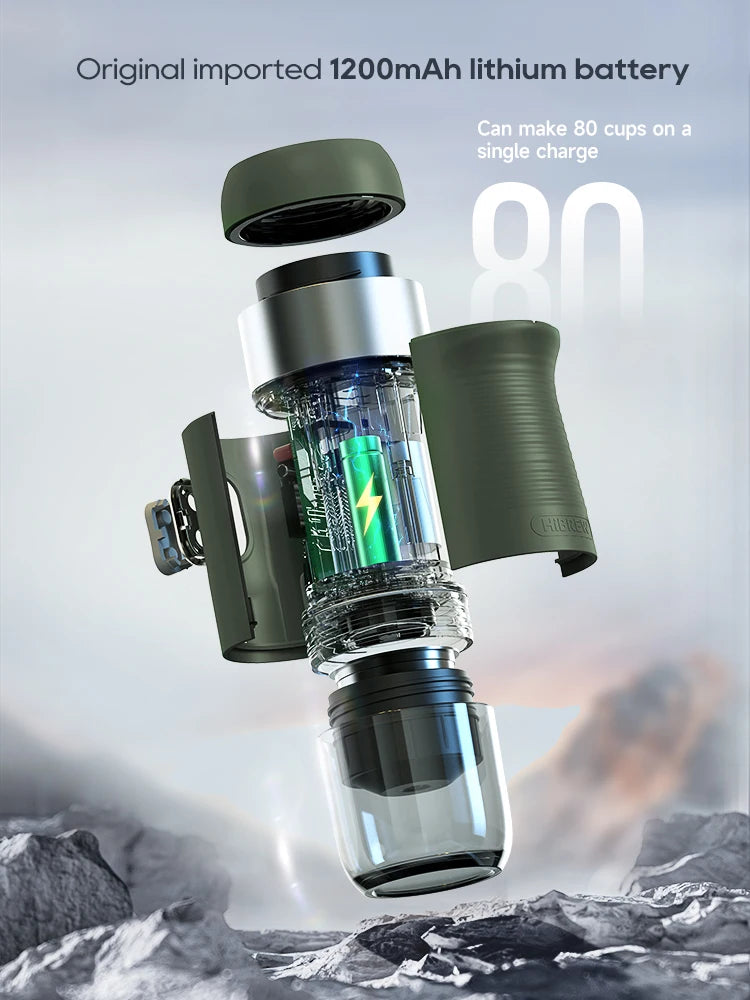 HiBREW Wireless Espresso Coffee Maker For Car And Home Nespresso