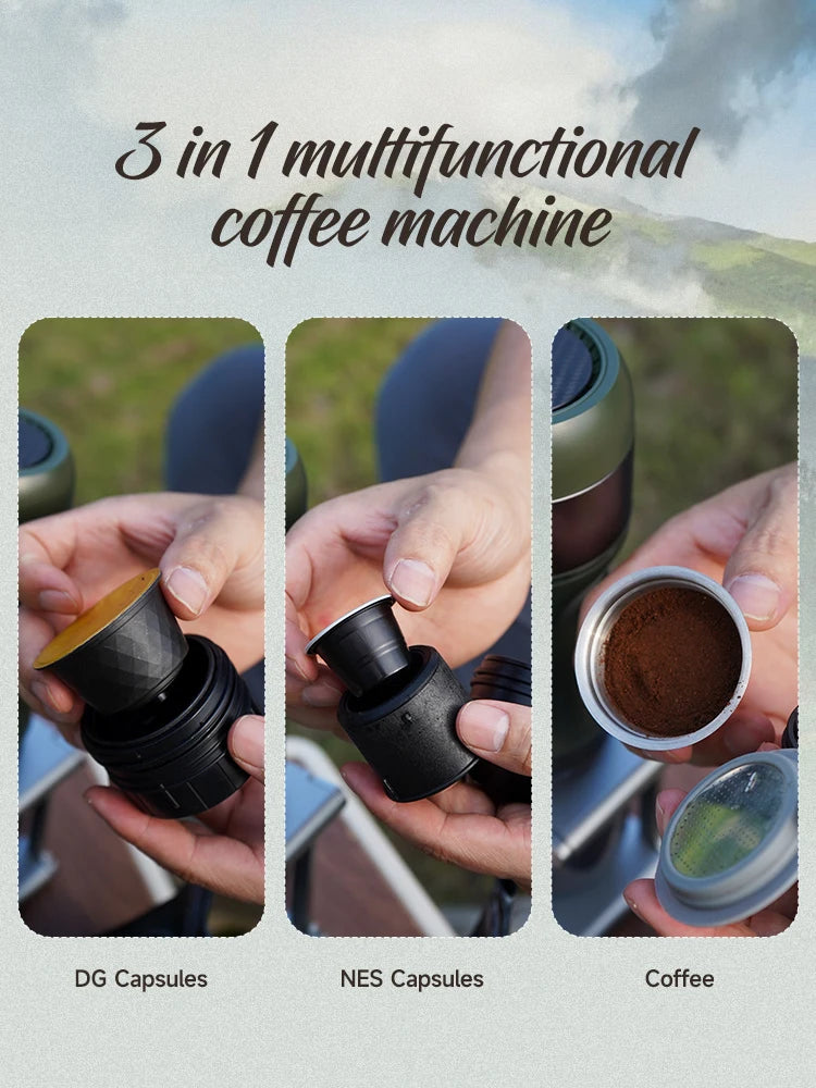 HiBREW Wireless Espresso Coffee Maker For Car And Home Nespresso