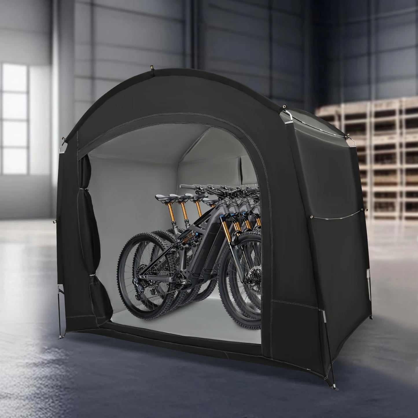 Bike Storage Shed For One To Four Bikes Portable Shelter