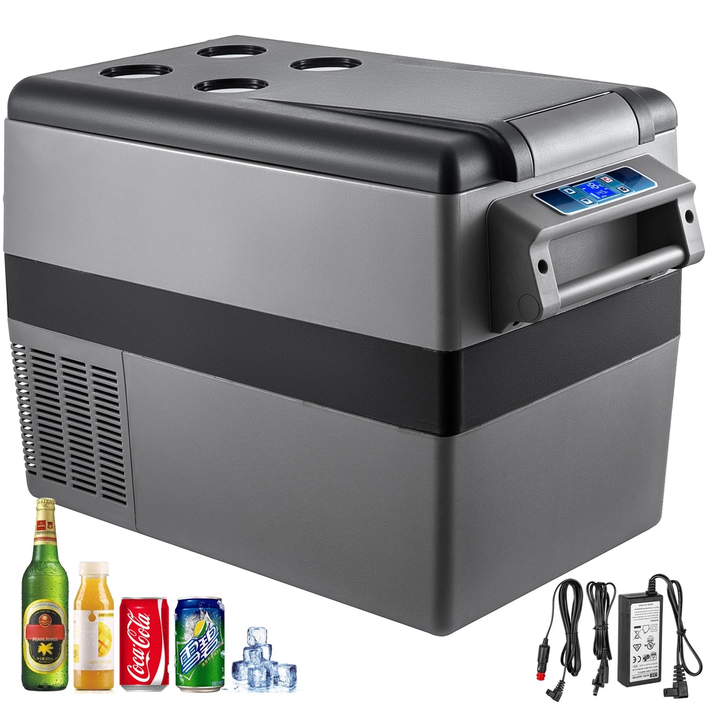 VEVOR Portable Car Refrigerator Mini Fridge Freezer For Camping