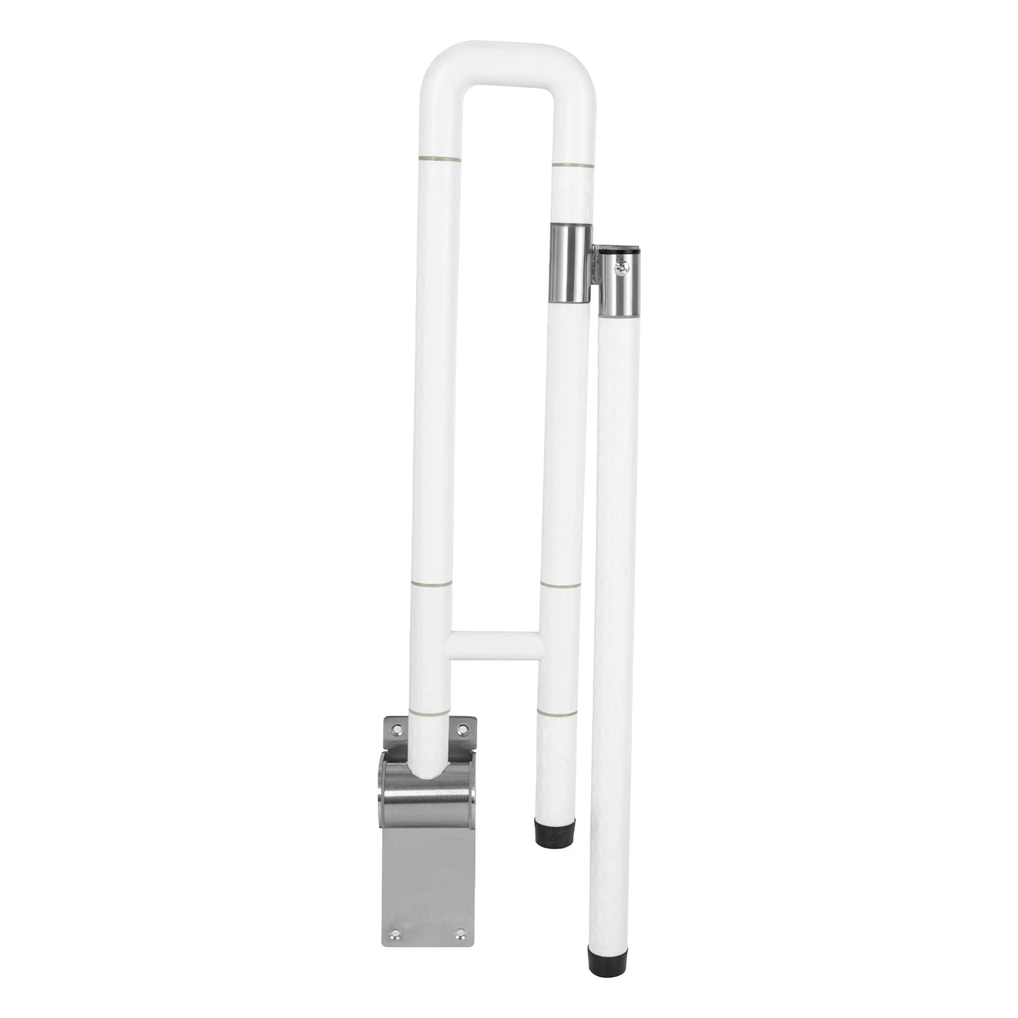 Toilet Grab Bar Foldable Drop Down Rails Non Slip Seat Support