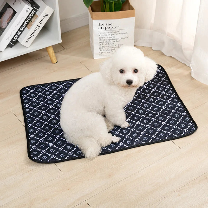 Washable Dog Pee Pad Mat Reusable Absorbent Training Diaper Pad