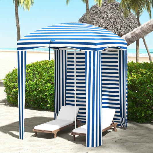 Beach Cabana Shade Umbrella With Travel Bag And Windows