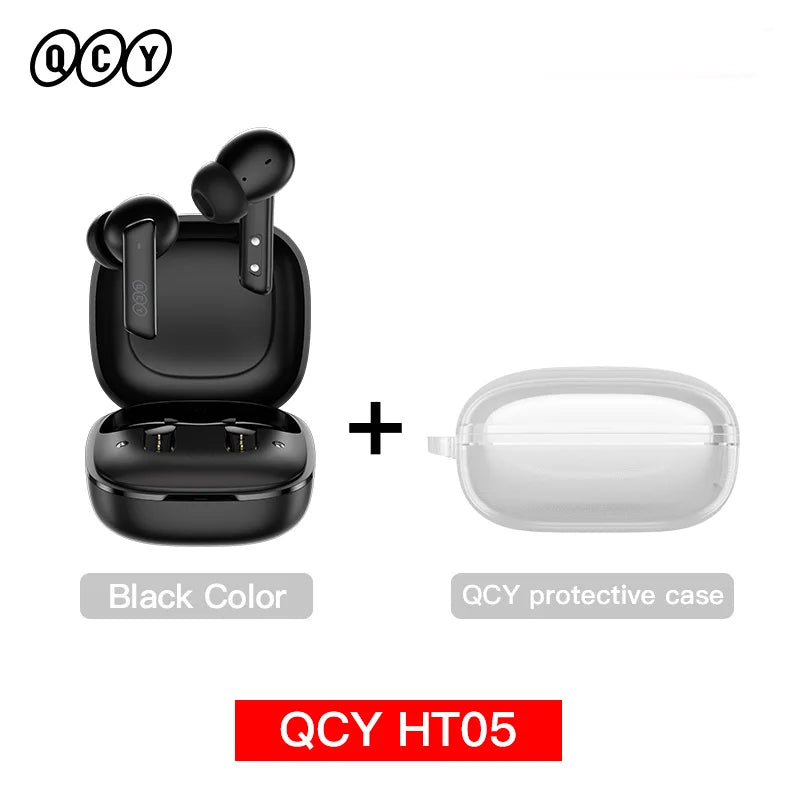 QCY HT05 ANC Wireless Earbuds With 40dB Noise Cancellation