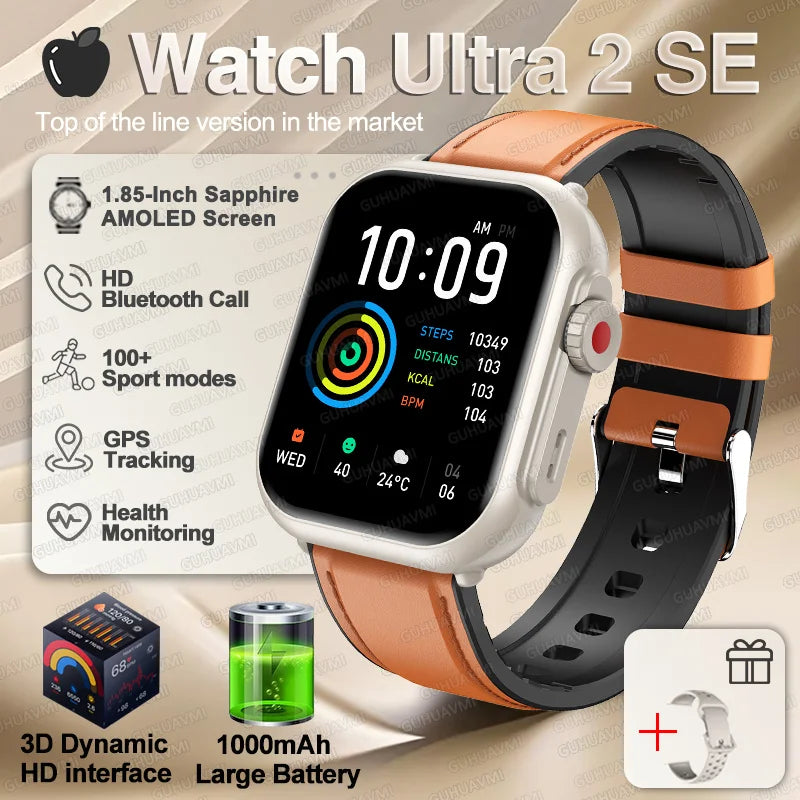 Smart Watch GPS AMOLED 1000mAh Battery Bluetooth Call Waterproof IP68