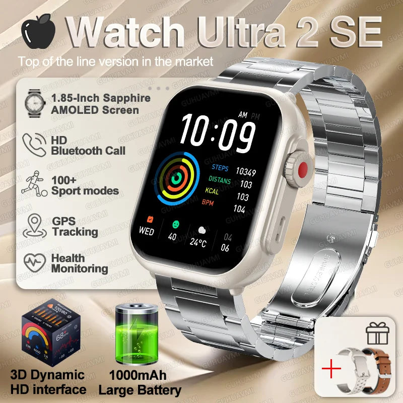Smart Watch GPS AMOLED 1000mAh Battery Bluetooth Call Waterproof IP68