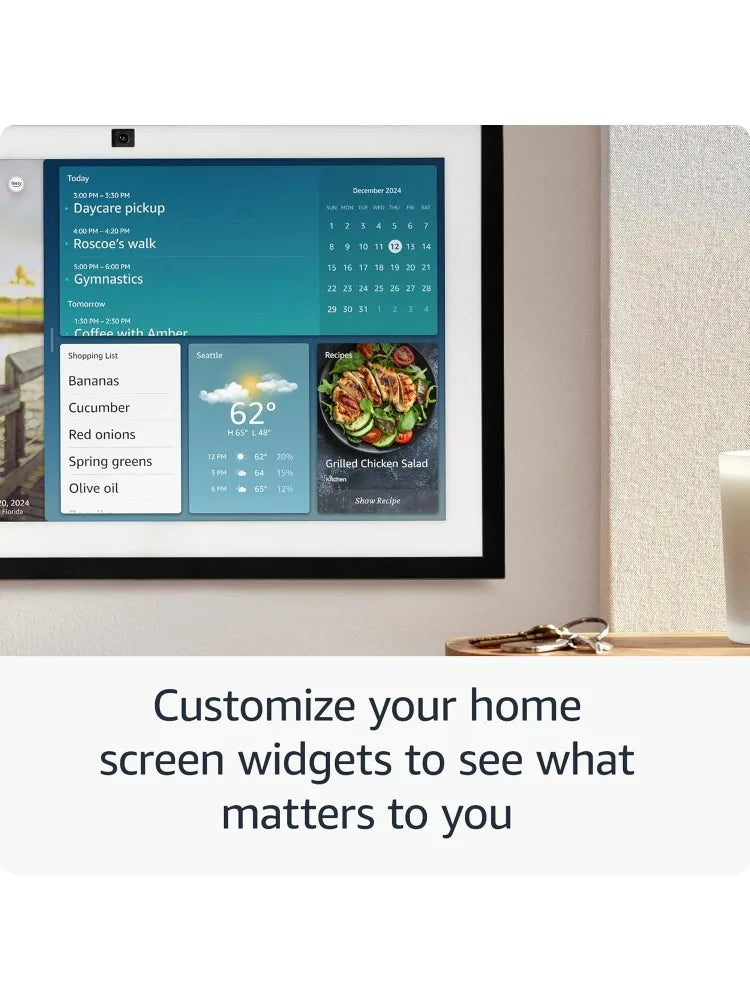 Echo Show 15 Smart Display for Kitchen Organization with Alexa