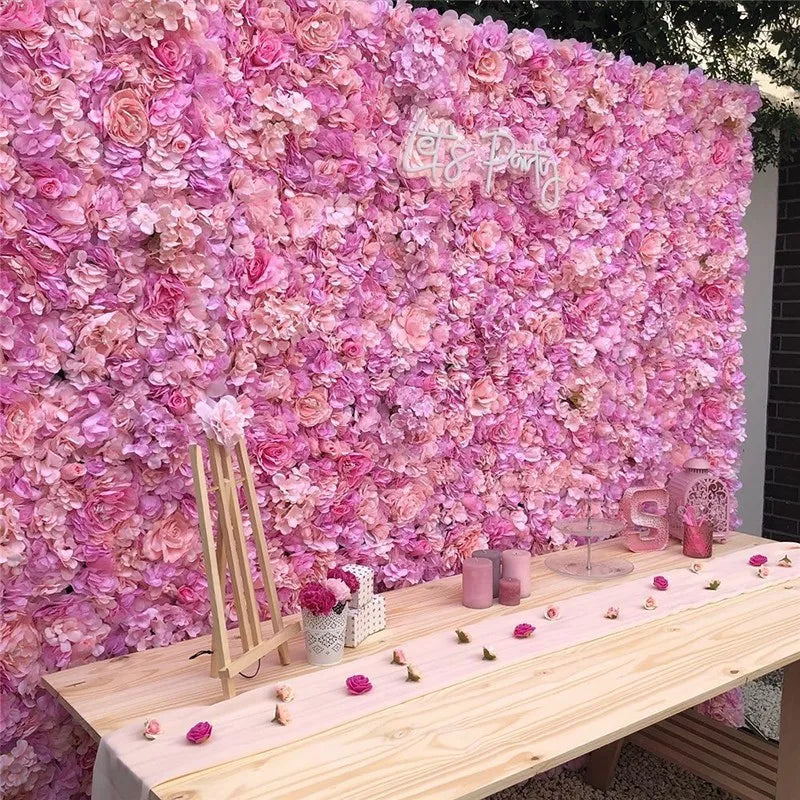 MEIHON Silk Wedding Flower Wall Decor Backdrop And Ceremony Flowers