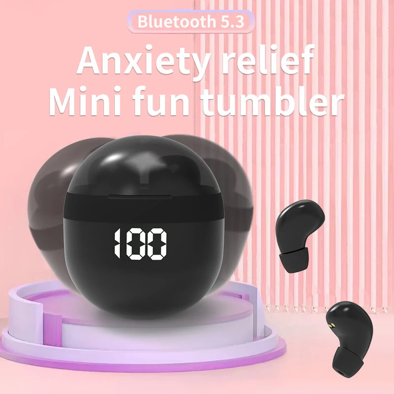 Heavy Bass Sleep Headphones Wireless Bluetooth Earbuds With Mic