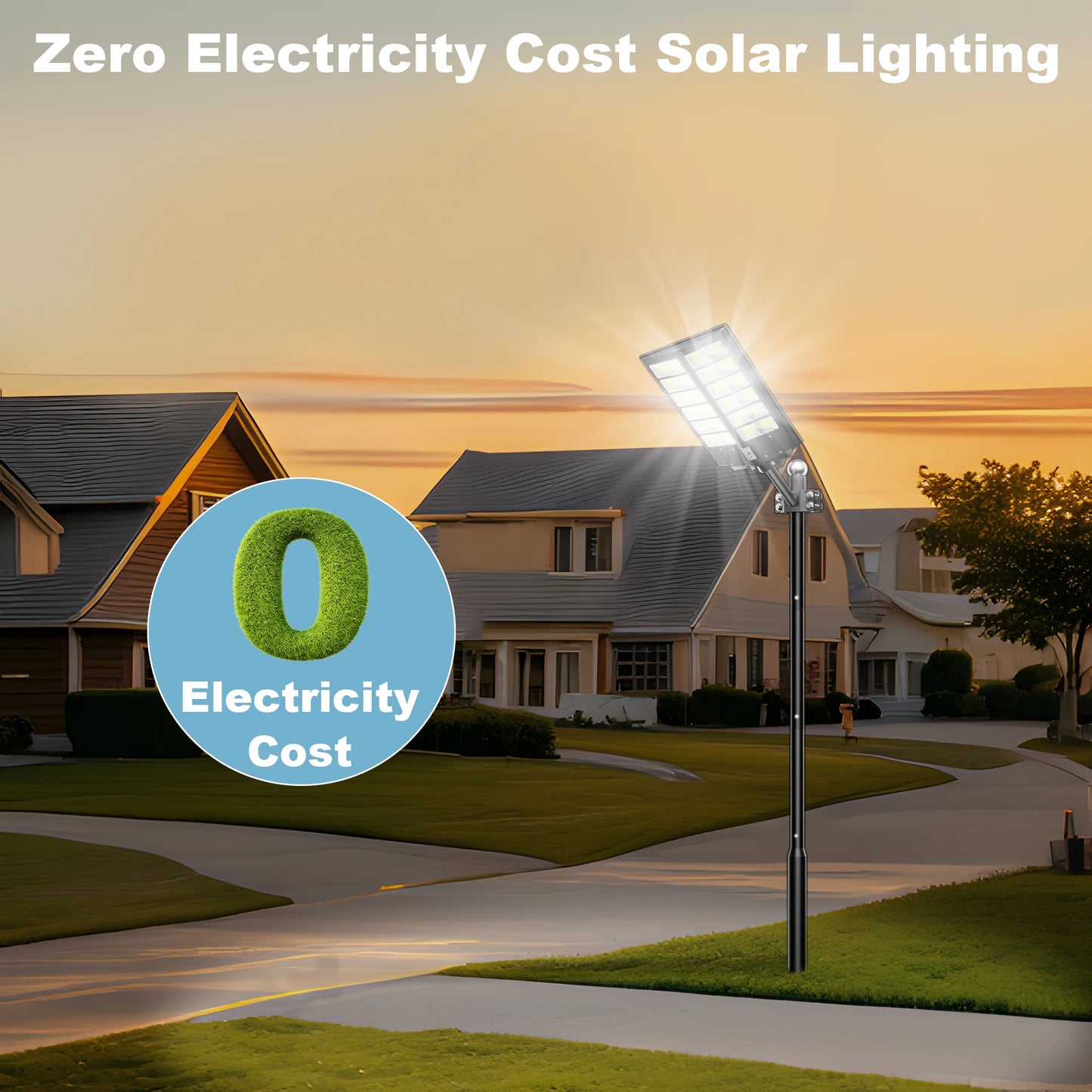 Solar Street Light 6000W With Motion Sensor Waterproof