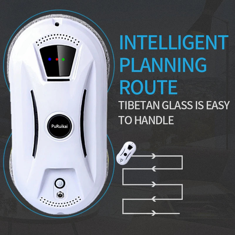 PuRuikai Ultra Thin Window Cleaning Robot for Glass With Remote