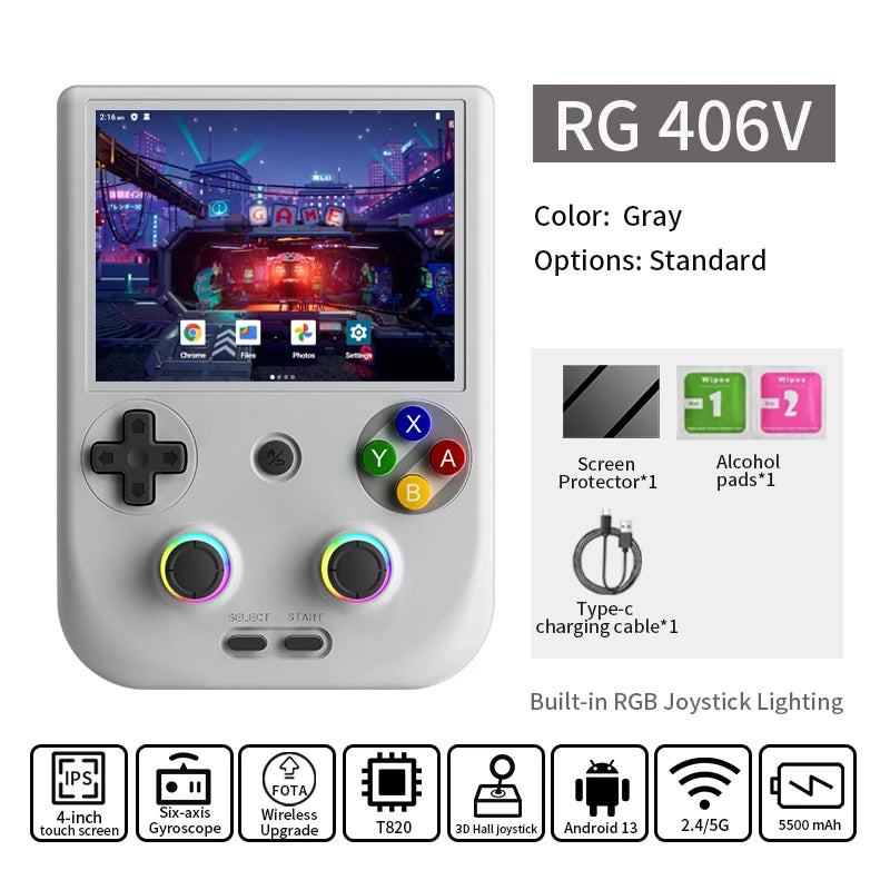 Anbernic RG406V Retro Handheld Game Console With WiFi