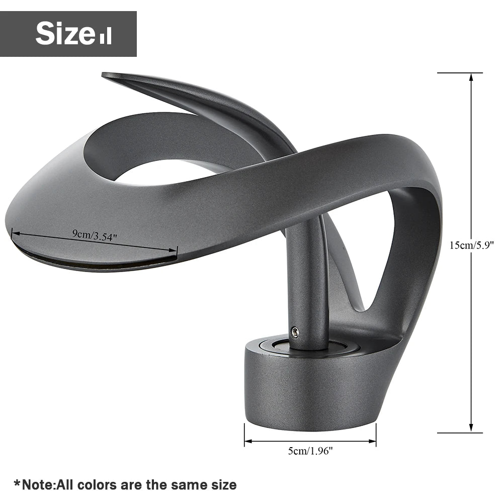 Rozin Luxury Basin Faucet Waterfall Deck Mount Mixer