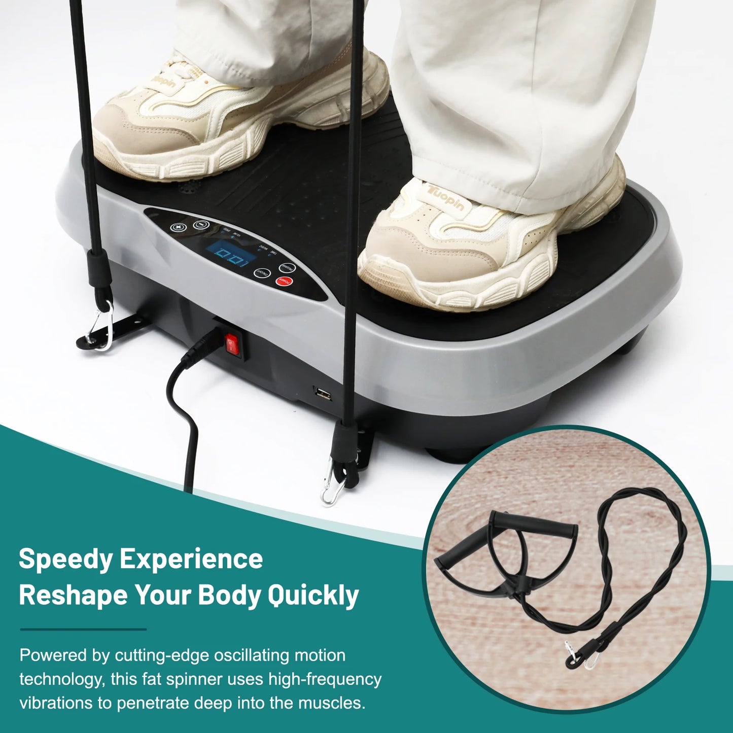 Vibration Plate Exercise Machine For Home Fitness And Body Toning