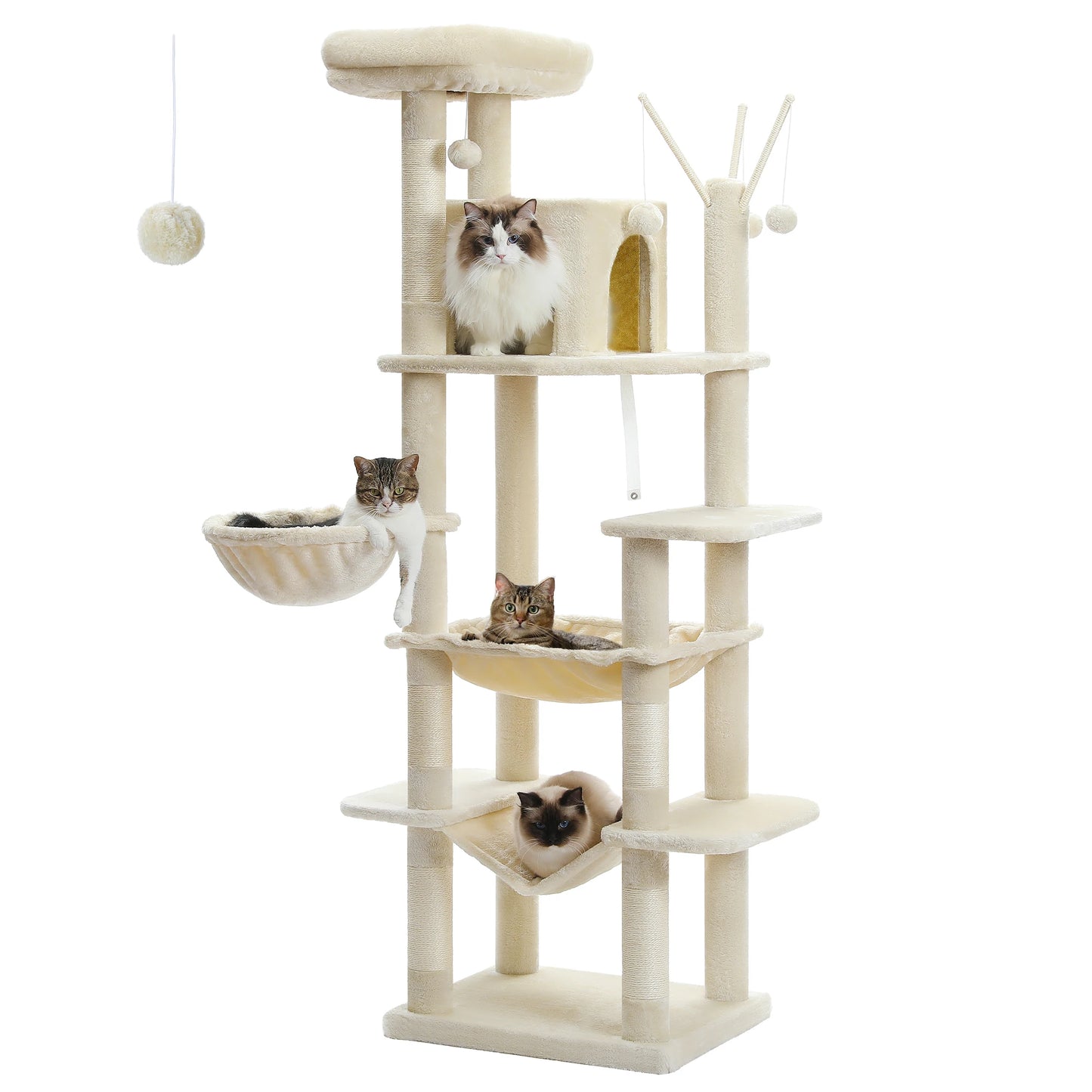 PAWZ Road Large Cat Tree With Five Levels And Perches