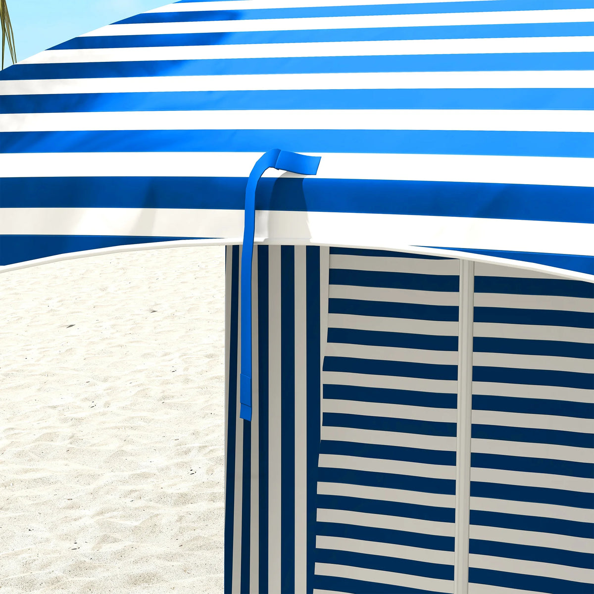 Beach Cabana Shade Umbrella With Travel Bag And Windows